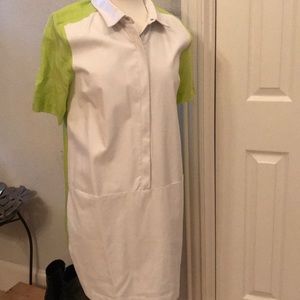 Soft leather like dress sz M